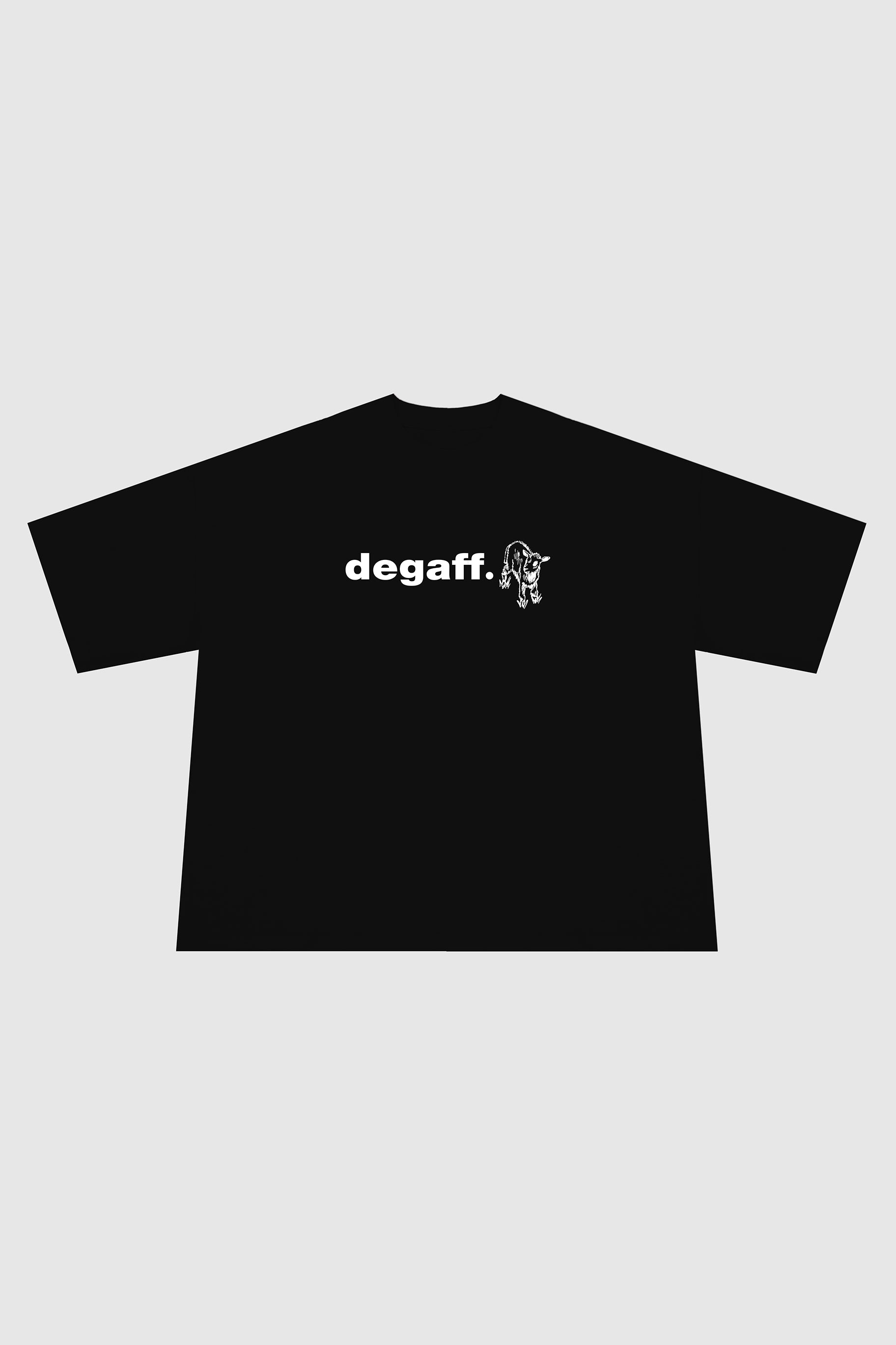 BLACK SHEEP BOXY T-SHIRT BLACK – Degaff